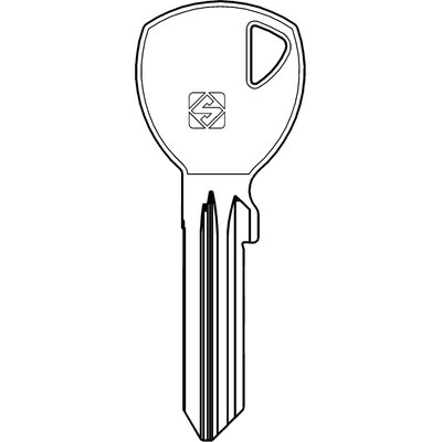 CHIAVE PIATTA ABUS AB128R SILCA ACCIAIO NICHELATO